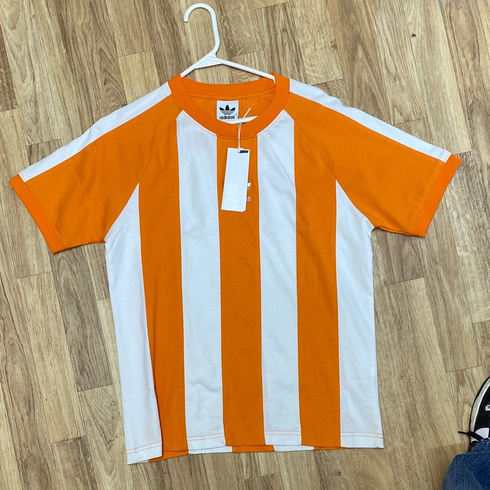 Adidas unisex Bold Orange and White Jersey